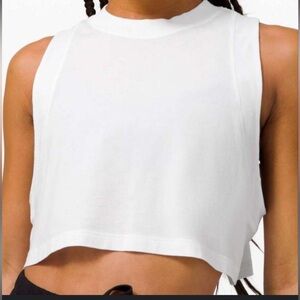 lululemon athletica Women's White Crop Top